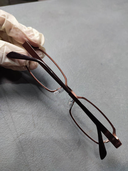 Plastic/Metal Frame JINS Glossy Brown (MMF-15S-057F84) Eyeglass