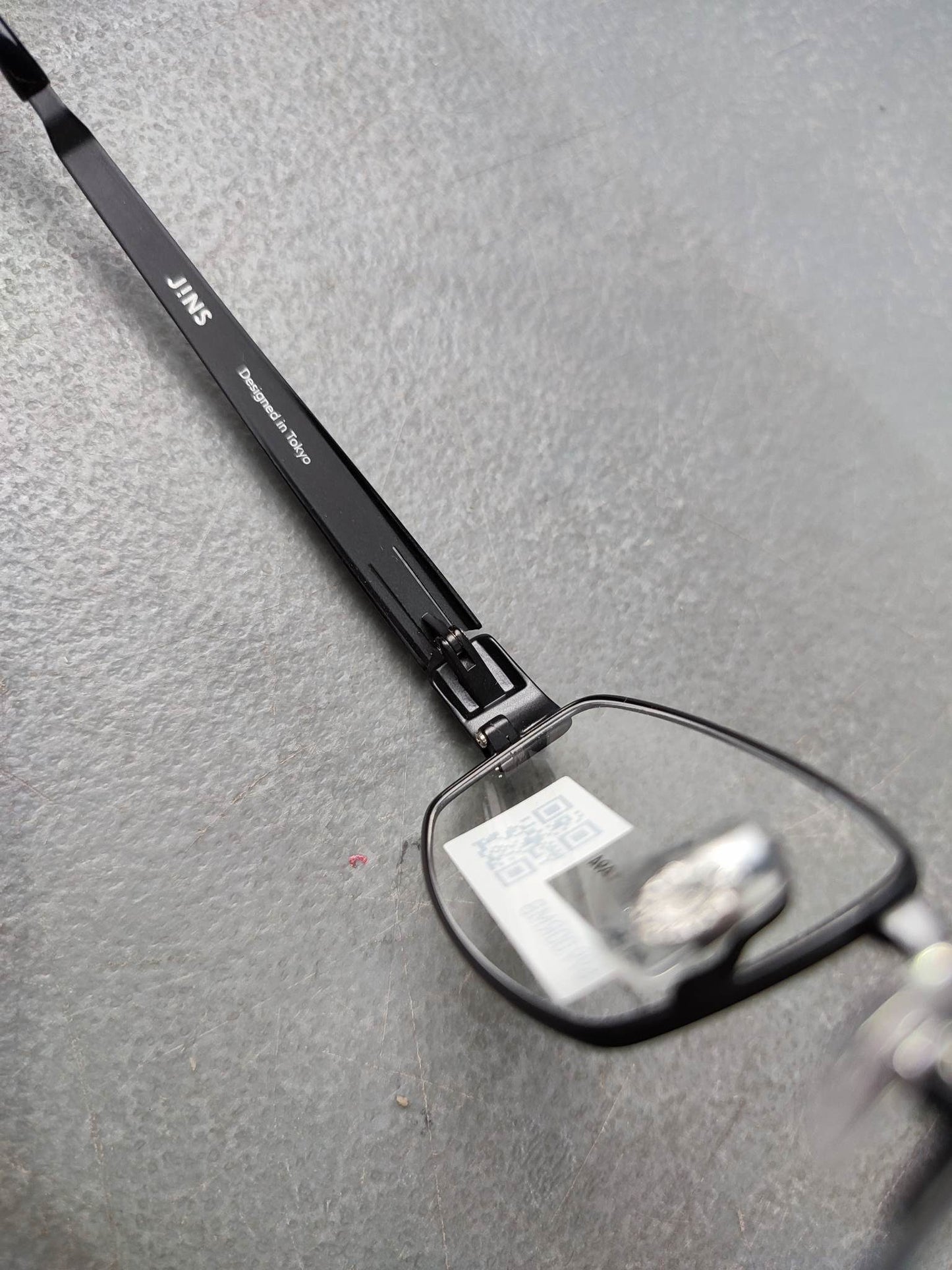 Plastic/Metal Frame JINS Matt/Black (AMMF15S571A94) Eyeglass
