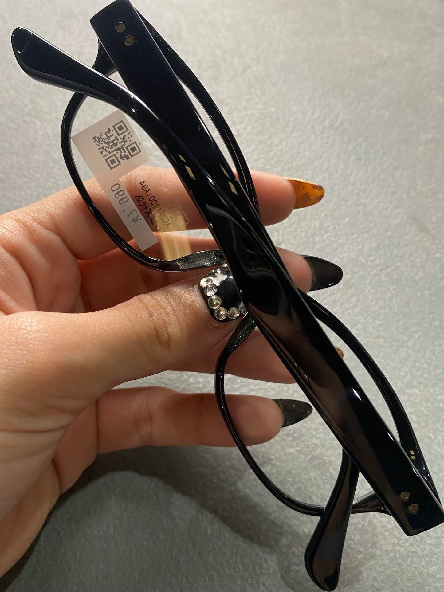 Plastic Frame JINS CLASSIC Glossy Black (ACCF12001A94) Eyeglass