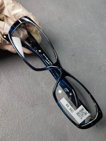 Plastic Frame JINS Black/Blue (AMCF-12448A58) Eyeglass