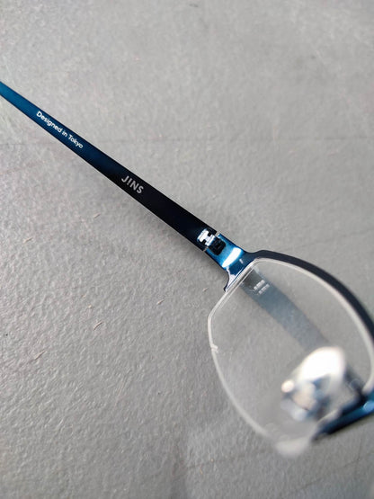 Plastic Frame JINS Tcorhe Blue (ALCF15S183A153) Eyeglass
