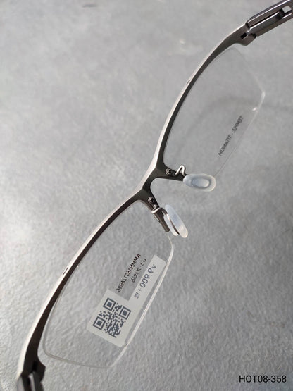 Plastic Frame Eyeglass JINS Temple Titanium (AMMN15S124B96)