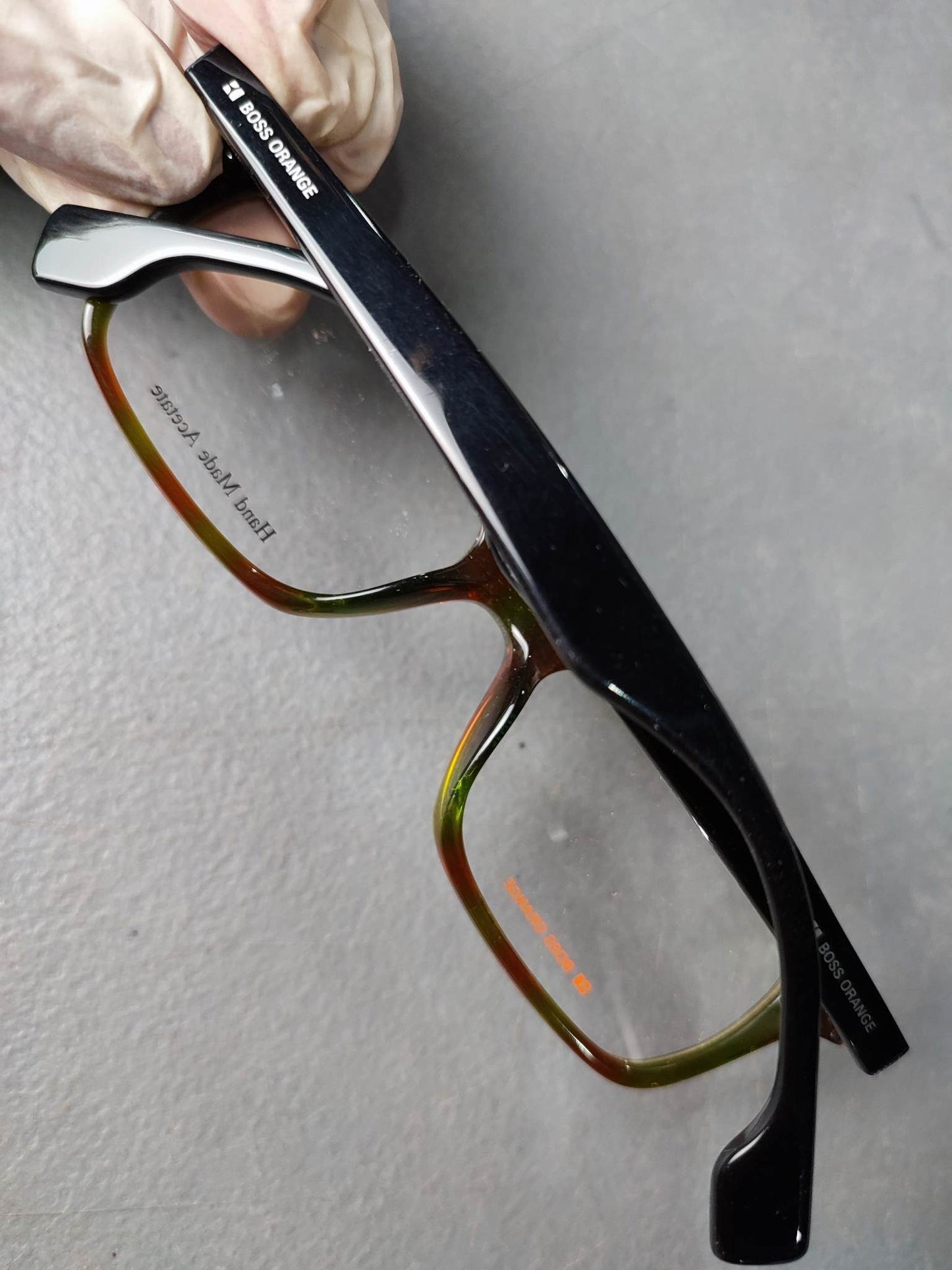 Plastic Frame BOSS ORANGE Brown/Green(BO-0024AF6) Eyeglass