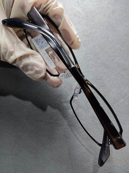 Plastic/Metal Frame JINS Glossy Black (AMMF15S065D93) Eyeglass