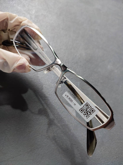 Plastic/Metal Frame JINS Silver (AMMF15S065B96) Eyeglass