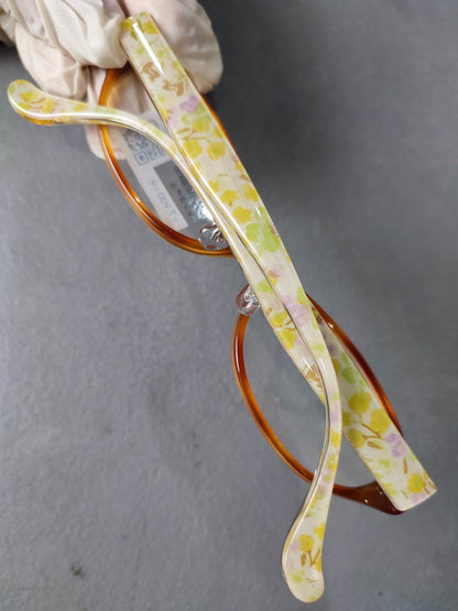 Plastic Frame JINS Orange/Floral (ALCF75S182A182) Eyeglass