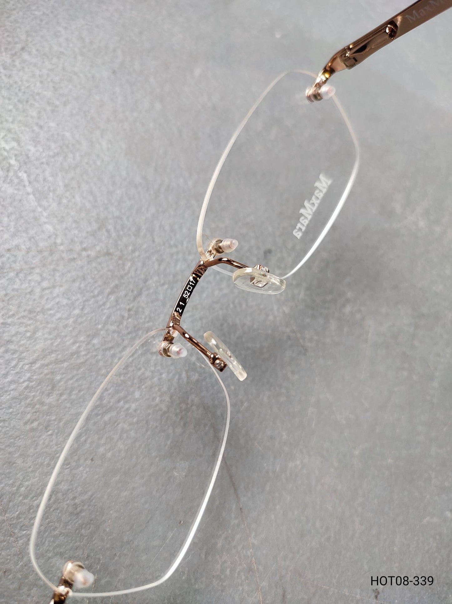 Plastic/Metal Frame MAX MARA Powder Transparent (MM1114900) Eyeglass