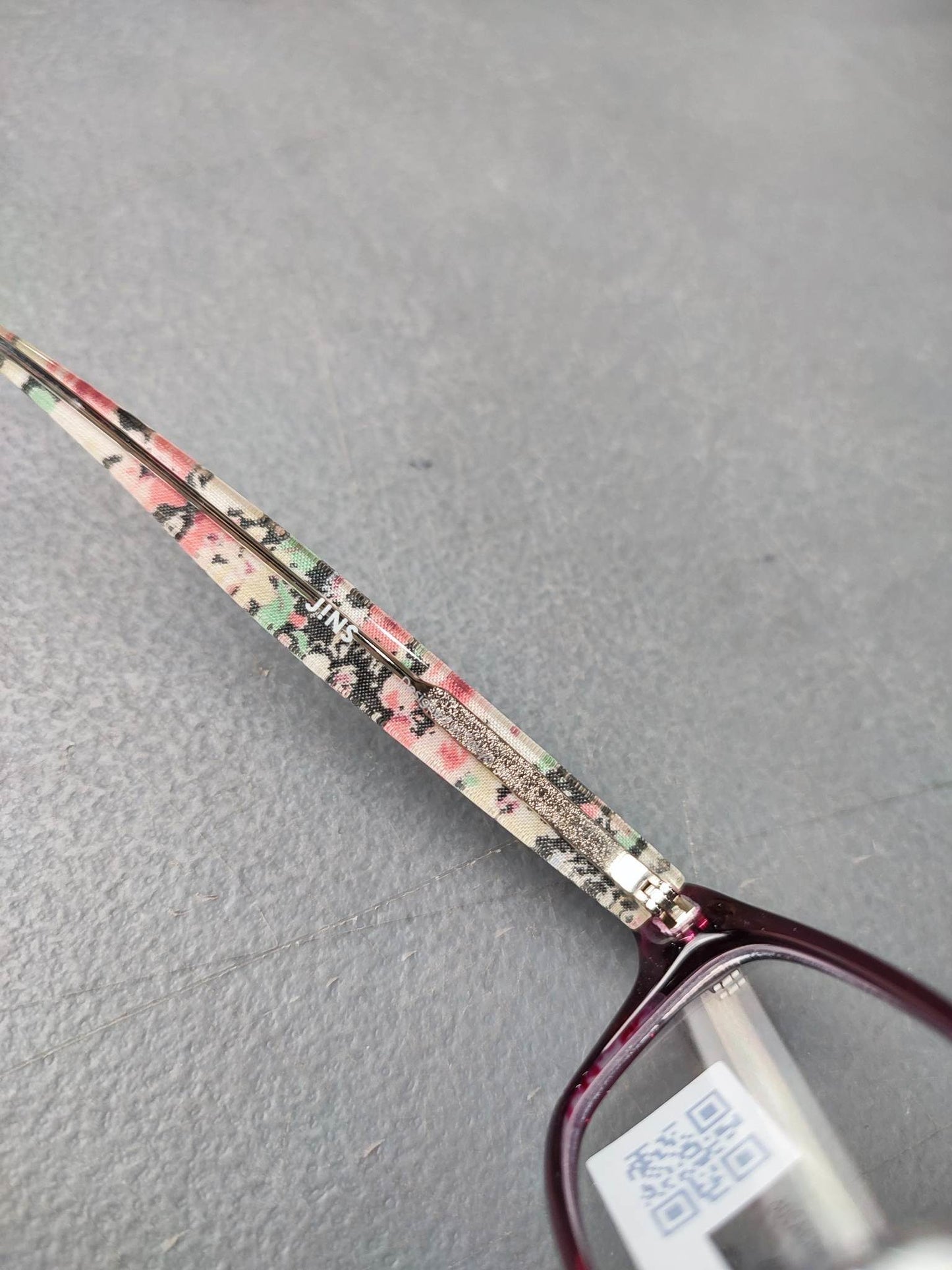 Plastic Frame JINS Floral/Pink (ALCF15S183A206) Eyeglass