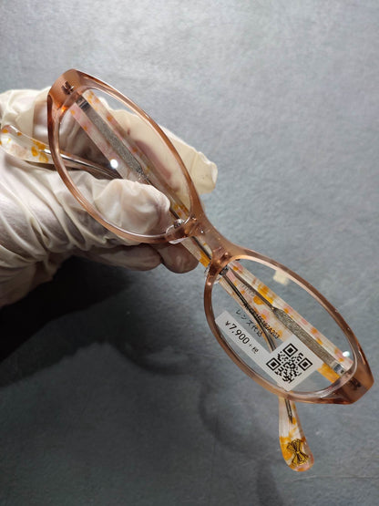 Plastic Frame JINS Transparent Floral (ALCF15S182A203) Eyeglass