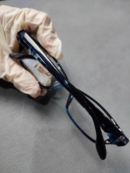 Plastic/Metal Frame JINS Transparent Blue (AMCF12447A58) Eyeglass