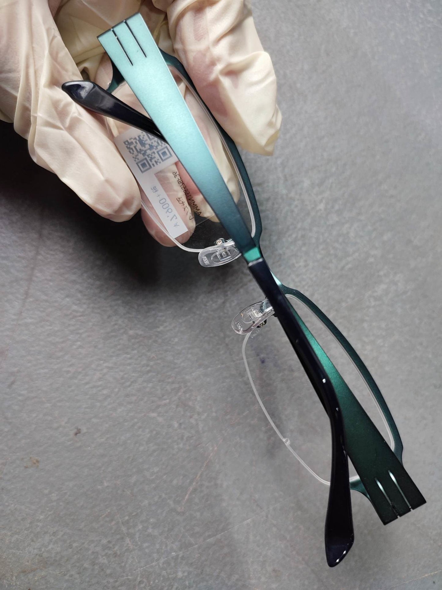 Plastic/Metal Frame JINS Matt Green (AMMN15S578F36) Eyeglass