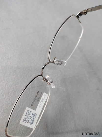 Plastic Frame Eyeglass JINS Silver (AMMN15S047A96)