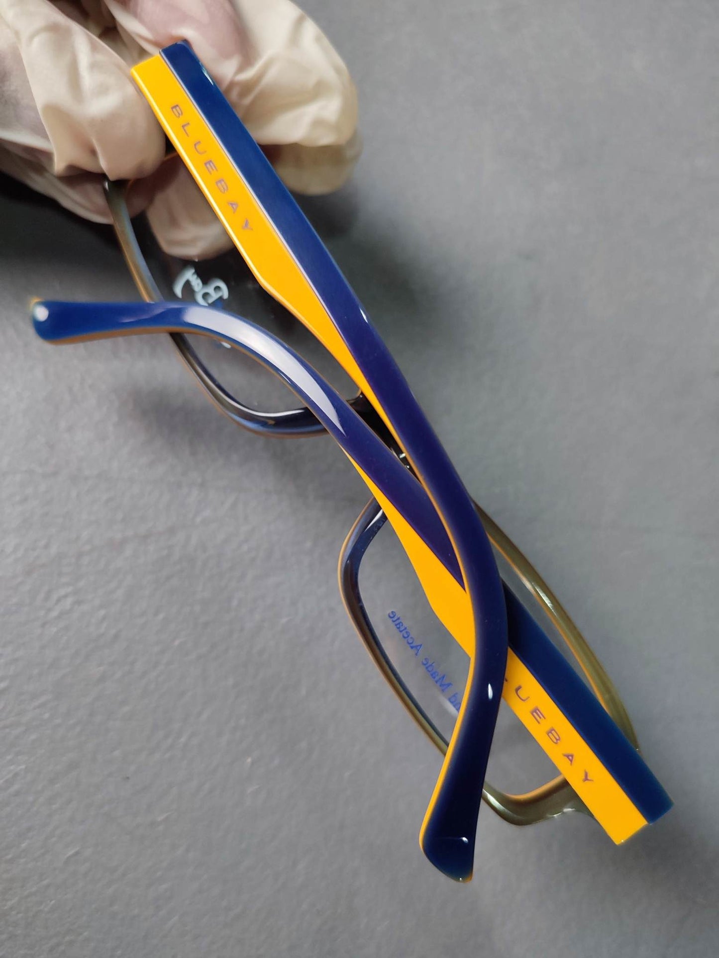 Plastic Frame SAFILO Blue Yellow (B&B 808 BZH) Eyeglass