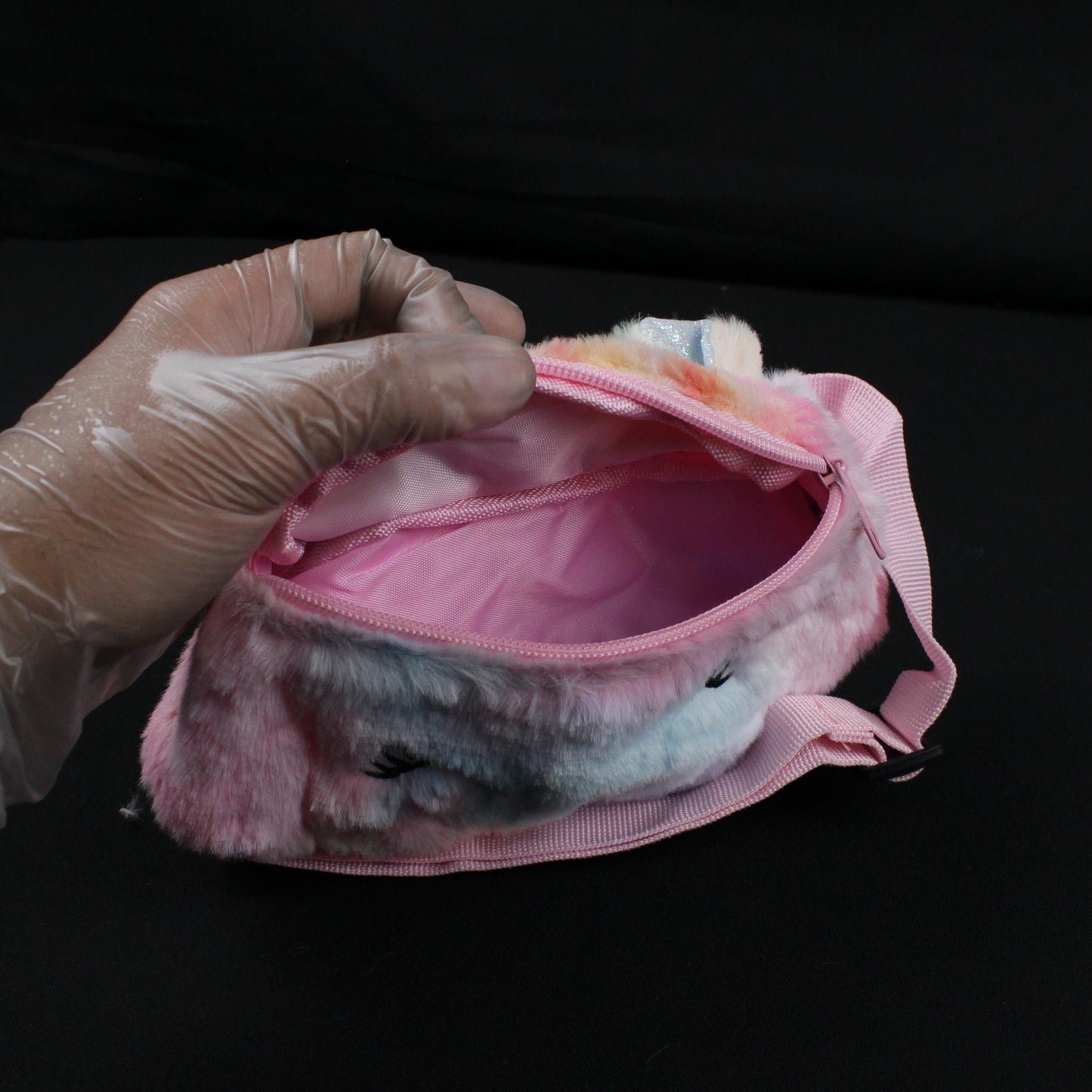 (NADRVU)Cute Unicorn Plush Shoulder Bag For Kids
