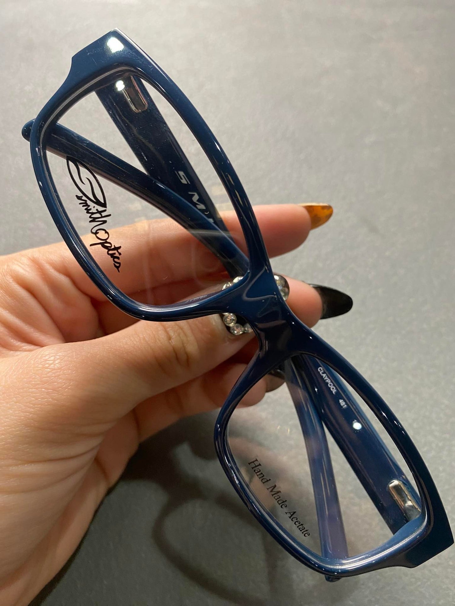 Plastic Frame SMITH OPTICS Blue/Gray (CLAYPOOL 481) Eyeglass