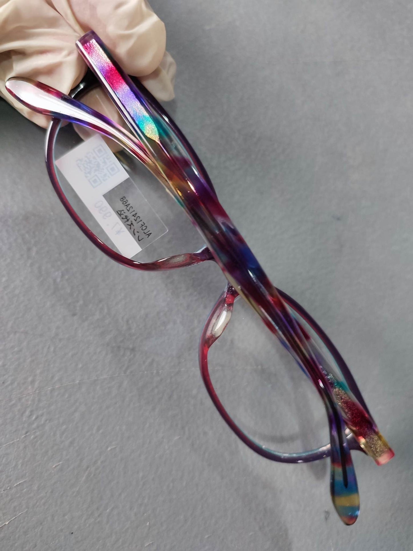 Plastic Frame JINS Violet/Blue (ALCF12412A68) Eyeglass