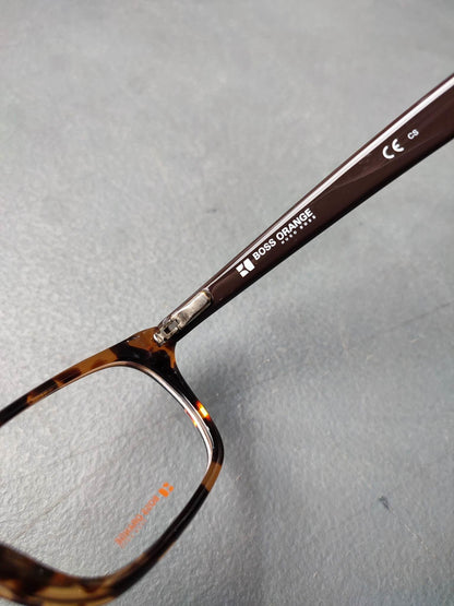 Plastic Frame BOSS ORANGE Transparent Black/Orange (B0 0024 AB3) Eyeglass