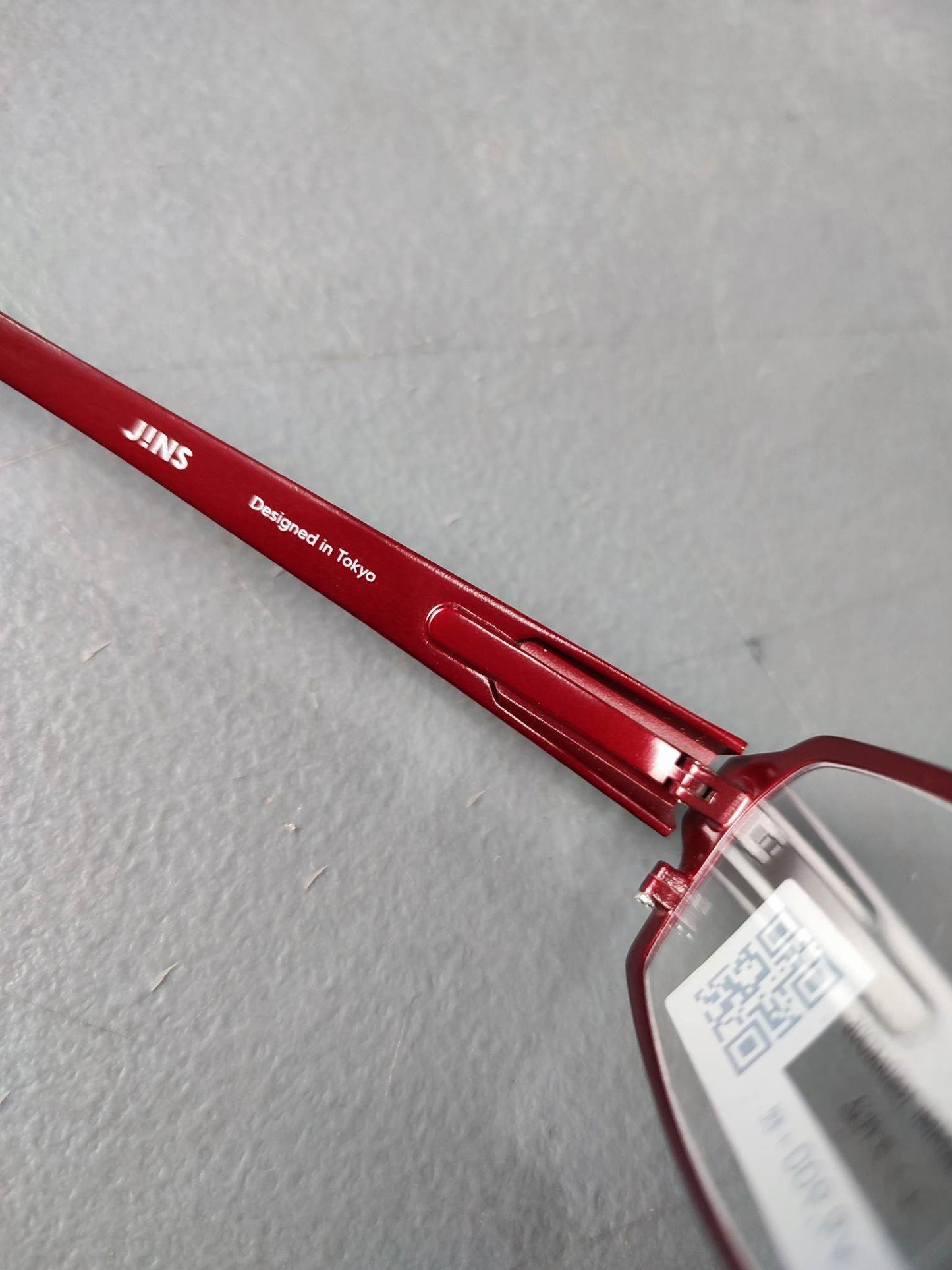 Plastic/Metal Frame JINS Glossy Matt/Brown (AMM15S065D05) Eyeglass
