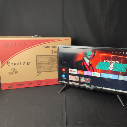 Zega Smart TV HDR Wifi Bluetooth Ready with Built-in Applications Netflix Youtube Spotify
