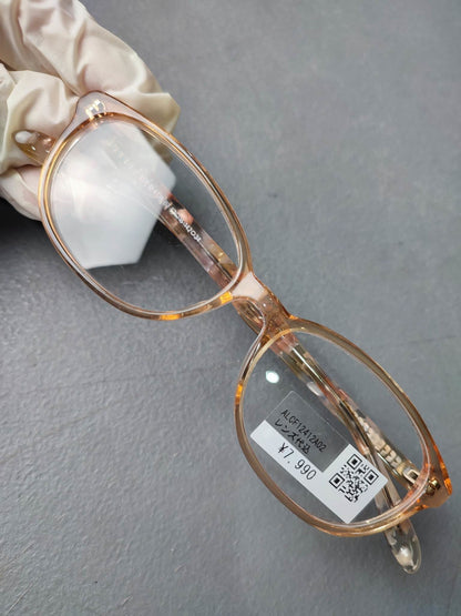 Plastic Frame JINS Transparent Orange (ALCF12412A02) Eyeglass