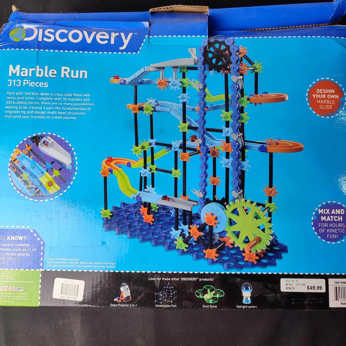Discovery Marble Run 313pieces Ages 6+