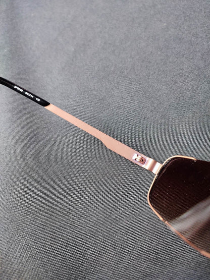 Metal Safelar Titanium RoseGold,Black (SF9009)-(Size:69-14-132) Sunglass