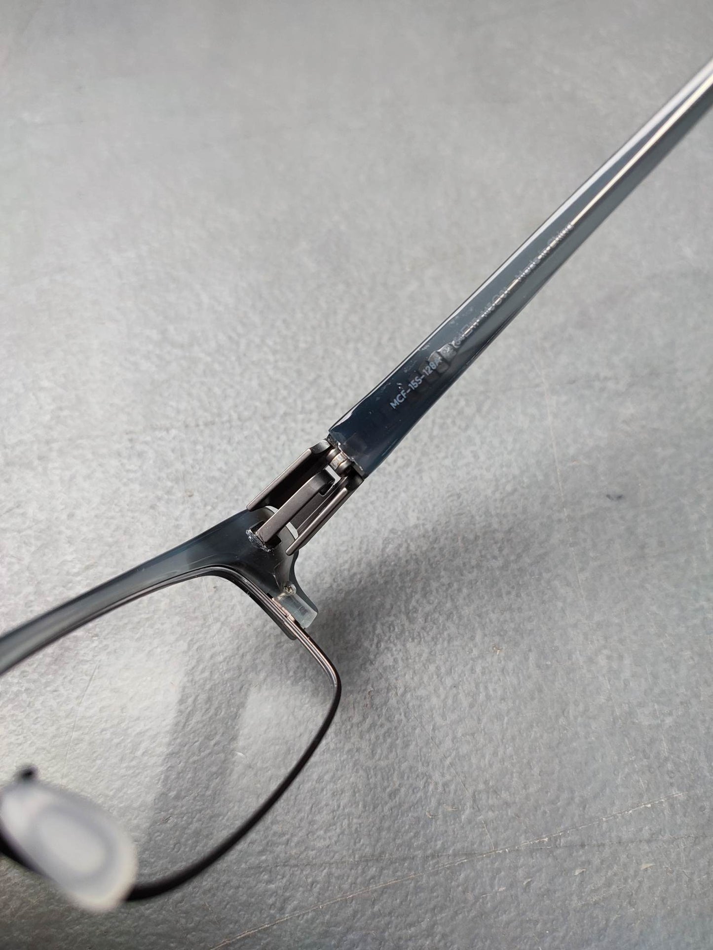 Plastic Frame JINS Tranparent Black (AMCF15S128A92) Eyeglass