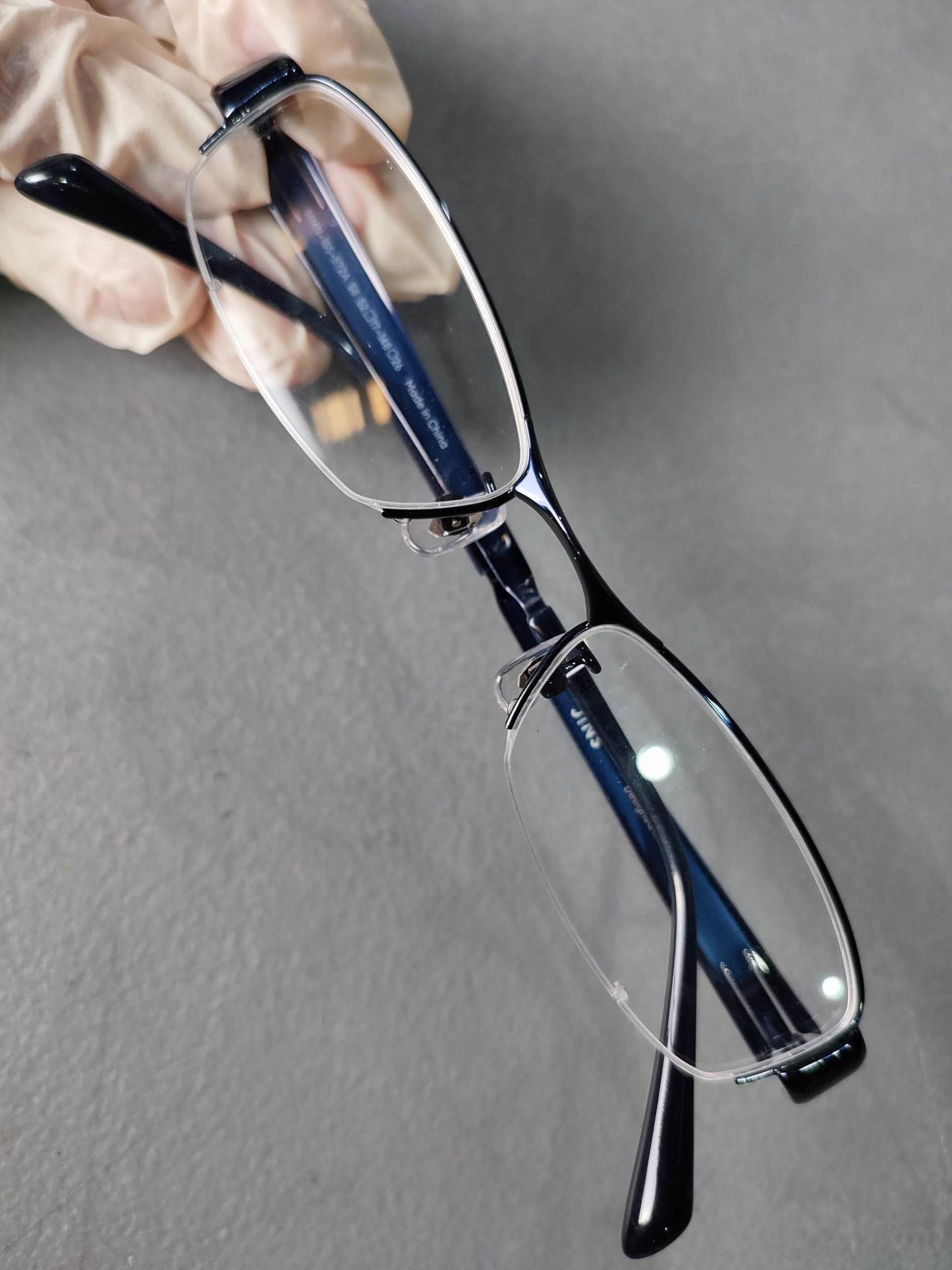 Plastic Frame JINS Brown/Dark Blue (MMN-15S572A58) Eyeglass