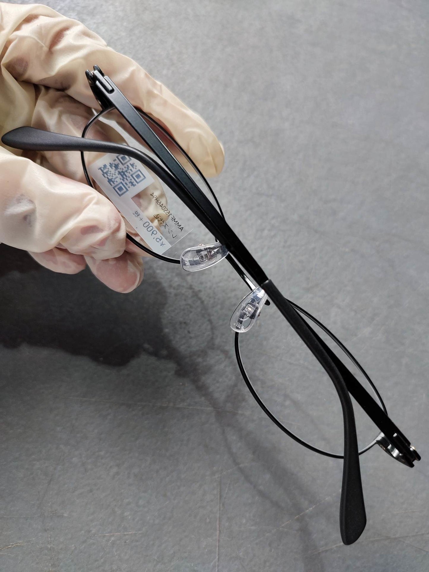 Plastic/Metal Frame JINS Glossy Black (AMMF15S046H94) Eyeglass