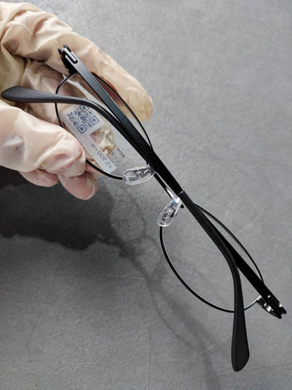 Plastic/Metal Frame JINS Glossy Black (AMMF15S046H94) Eyeglass