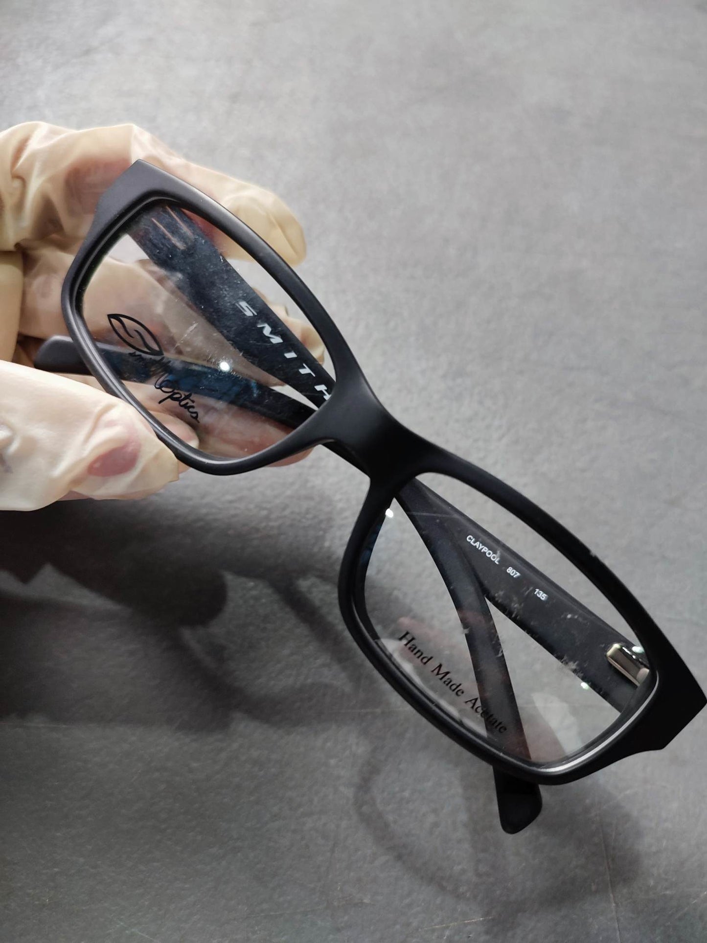 Plastic Frame SMITH OPTICS Black (CLAY POOL 807) Eyeglass