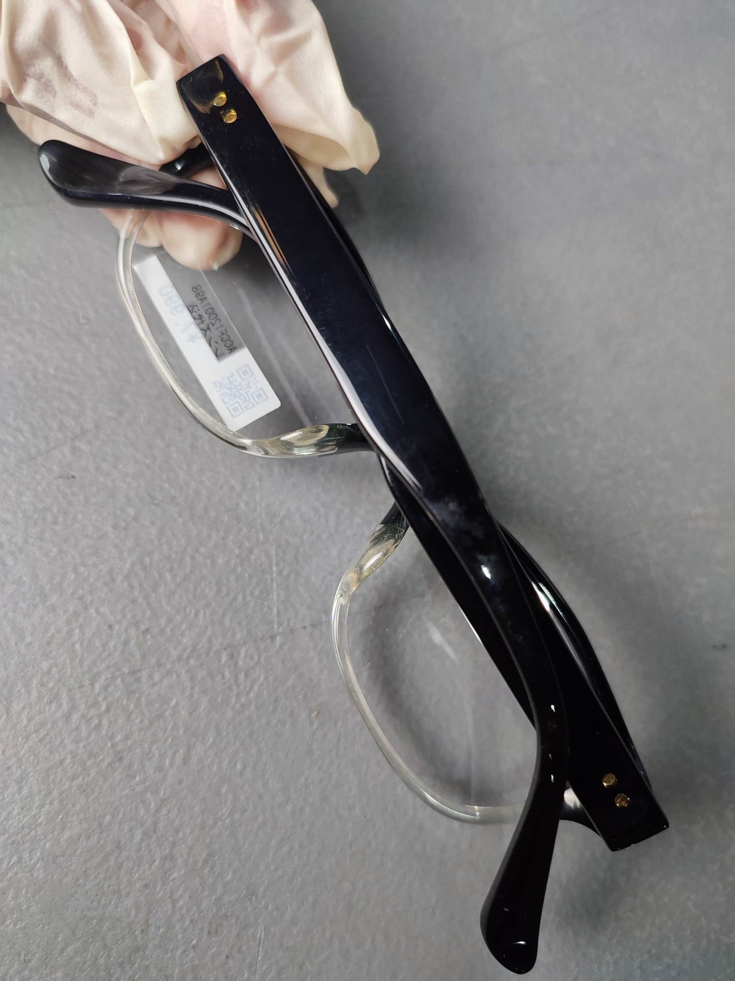 JINS Classic Black/Transparent White (ACCF12001A98) Eyeglass