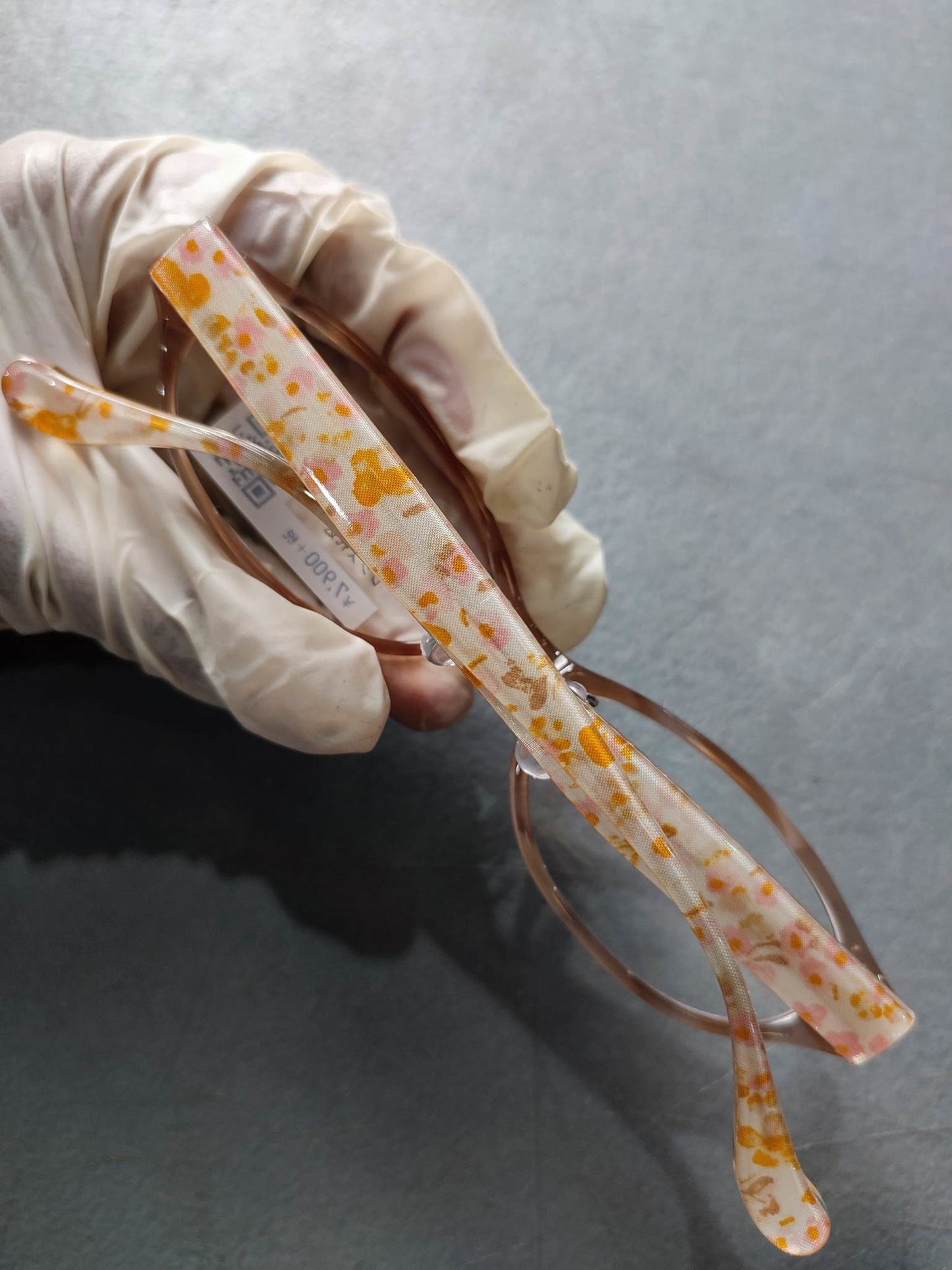 Plastic Frame JINS Transparent Floral (ALCF15S182A203) Eyeglass