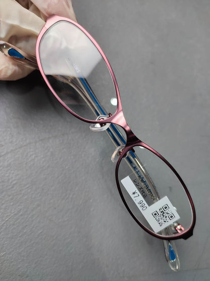 Plastic Frame JINS Matt Red/Blue (ALMF13A449404) Eyeglass