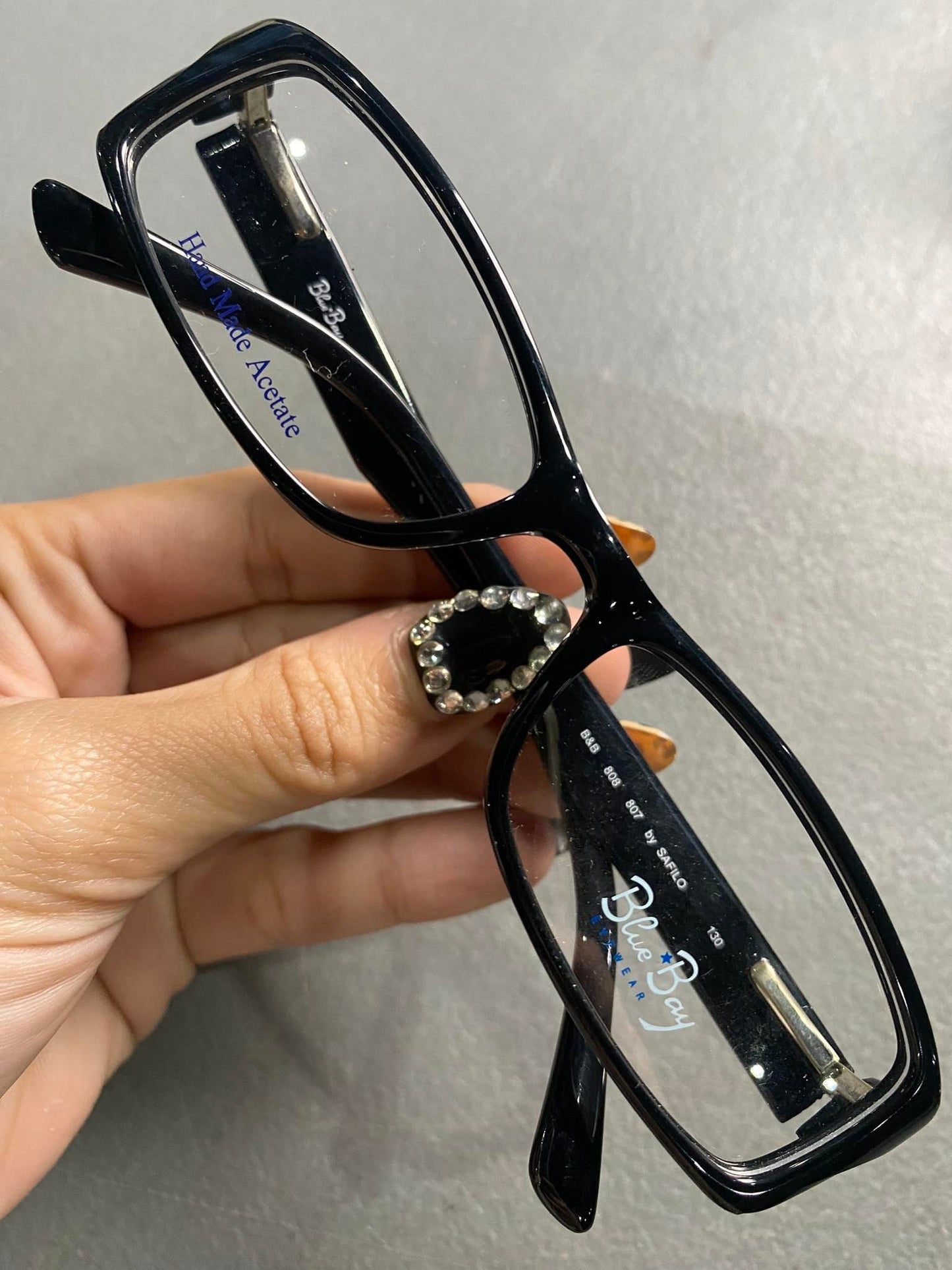 Plastic Frame SAFILO Glossy Black (B&B 808 807) Eyeglass