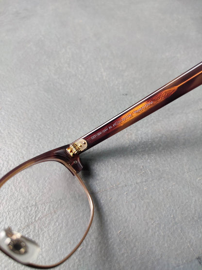 Plastic/Metal Frame JINS Black/Brown (ACCF14A126H84) Eyeglass