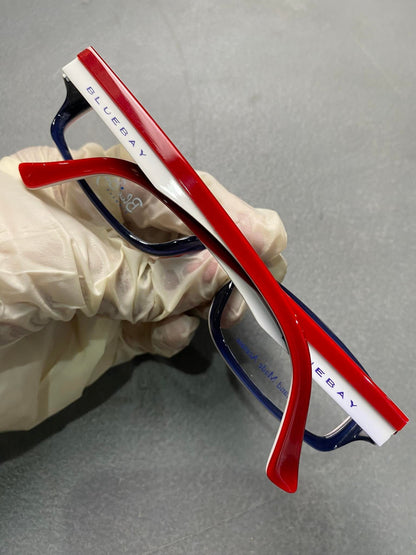Plastic Frame SAFILO Red/White/Blue (B&B 808 MU0) Eyeglass