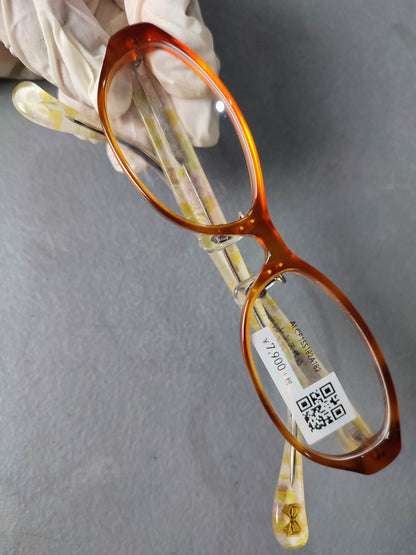 Plastic Frame JINS Orange/Floral (ALCF75S182A182) Eyeglass