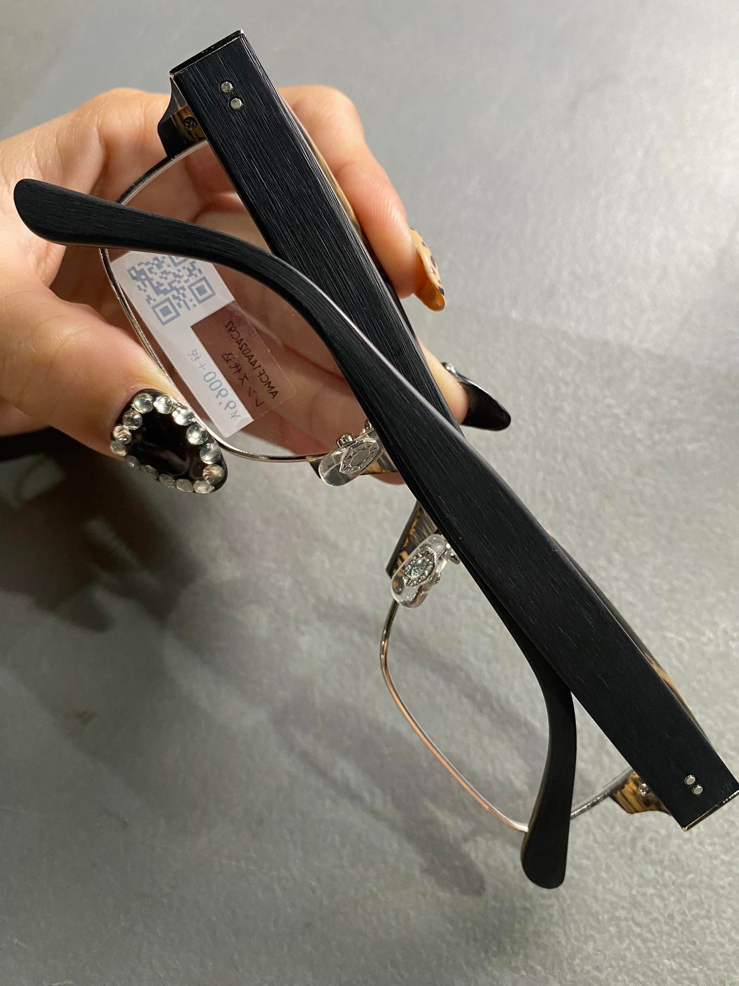 Plastic Frame JINS Matt Black/Brown (AMMF14A261B94) Eyeglass