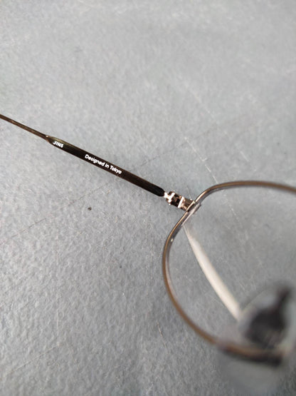 Plastic/Metal Frame JINS Gold (MMF-15S-056E) Eyeglass