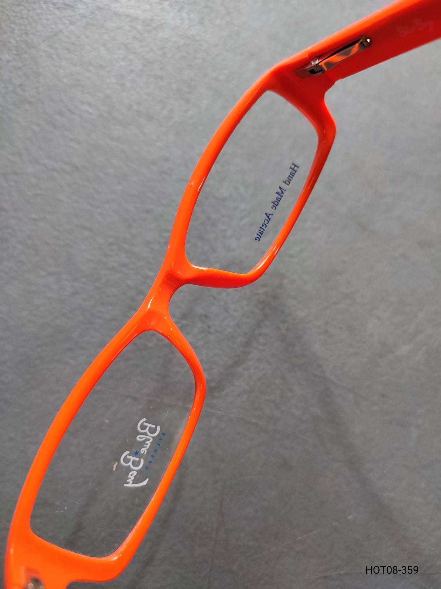 Plastic Frame Eyeglass Bluebay Eyewear Whitered Fluo (B&B 808 MTO)