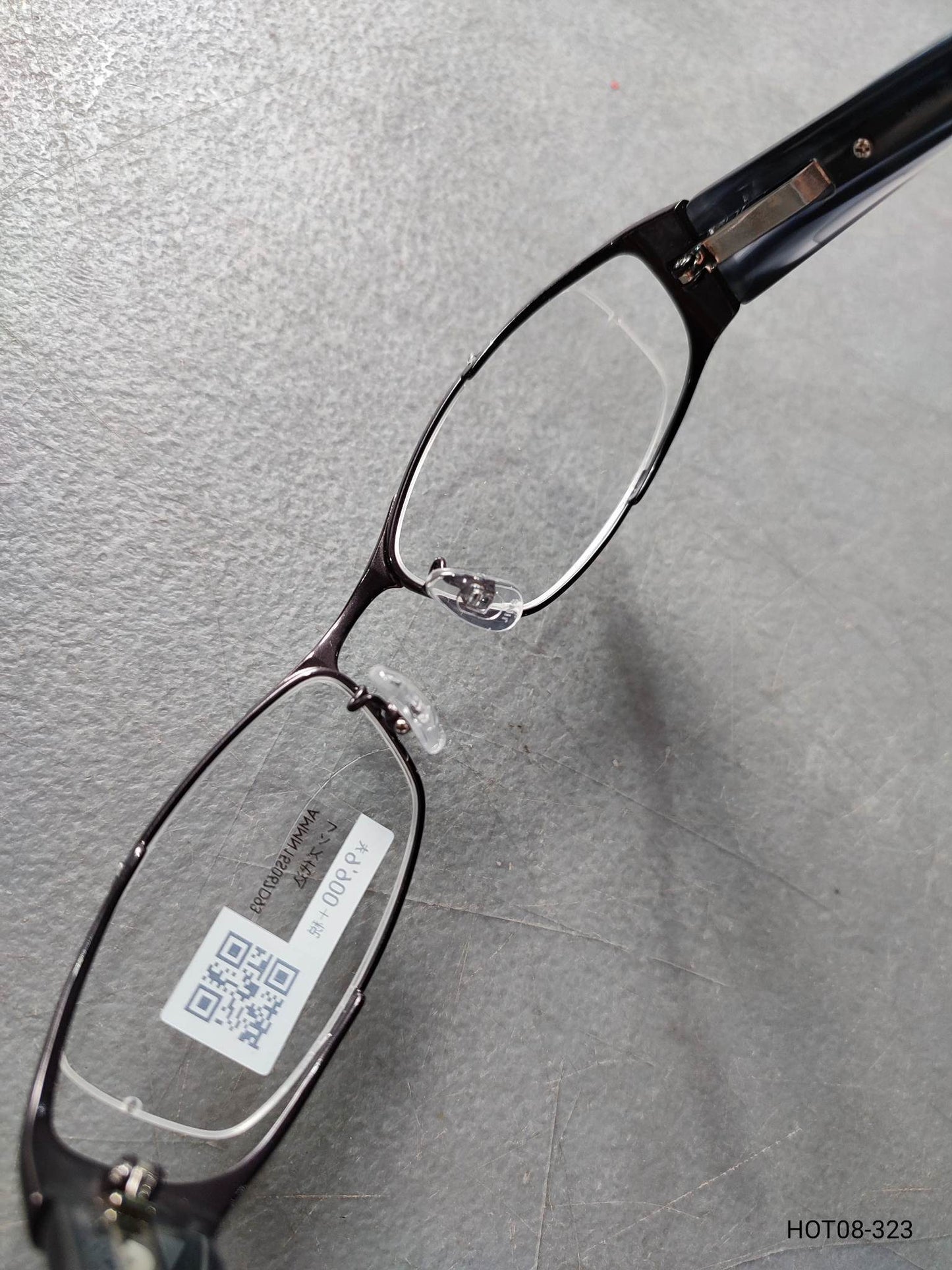 Plastic Frame JINS Glossy Black (AMMN15S067D93) Eyeglass