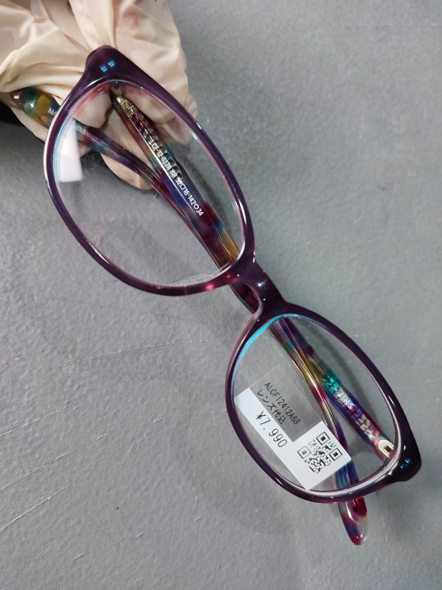 Plastic Frame JINS Violet/Blue (ALCF12412A68) Eyeglass