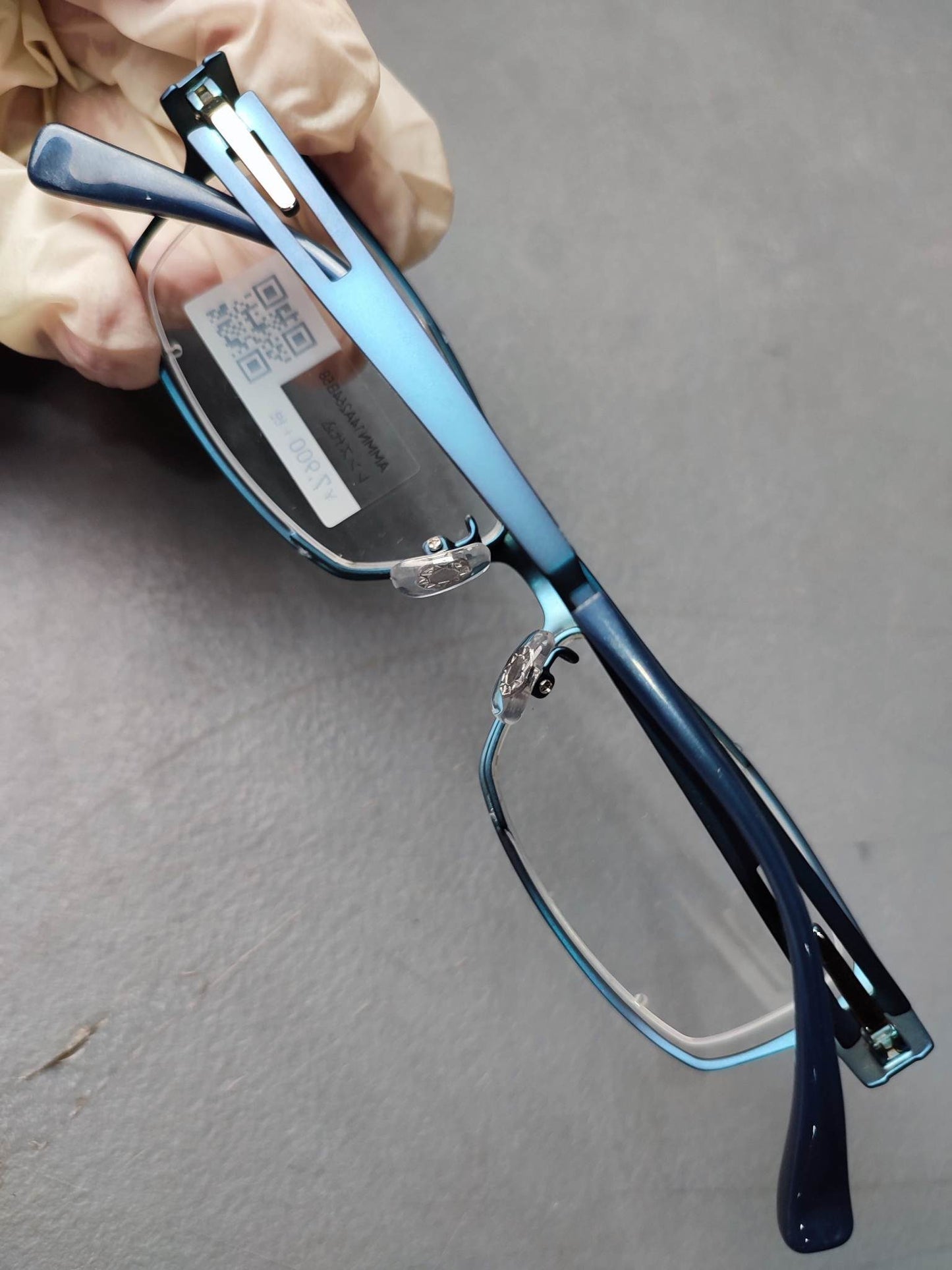 Plastic Frame JINS Matt Blue (AMMN74A264B58) Eyeglass
