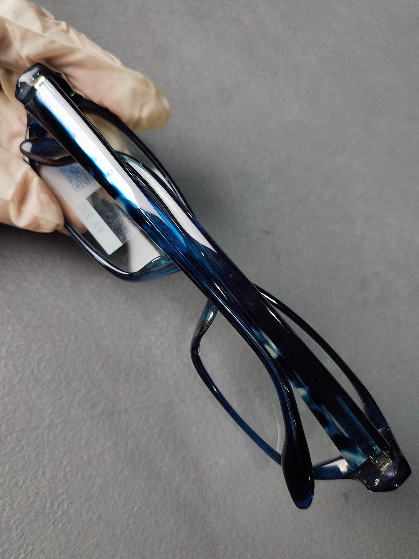Plastic Frame JINS Black/Blue (AMCF-12448A58) Eyeglass