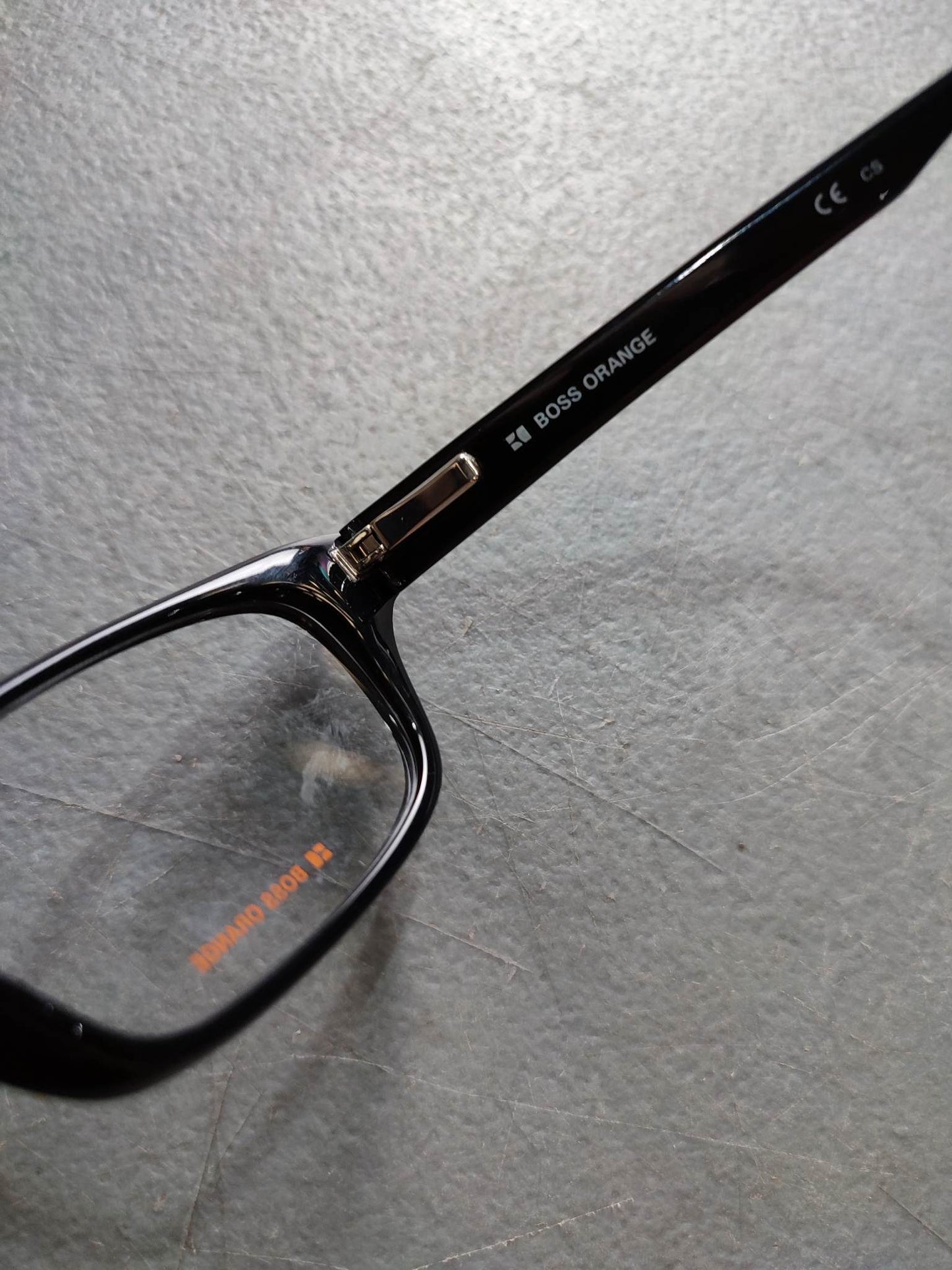 Plastic Frame BOSS ORANGE Glossy Black (B0 0009807) Eyeglass