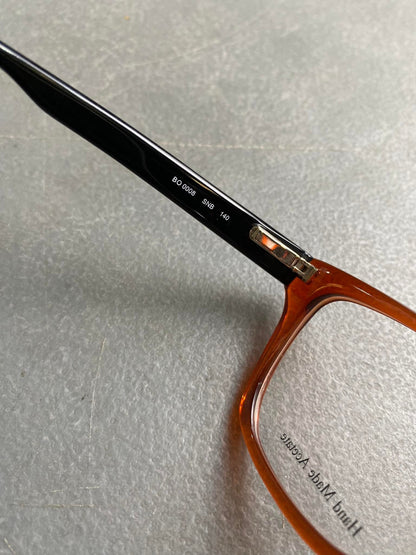 Plastic Frame BOSS ORANGE Orange/Black (B0 0008 SNB) Eyeglass