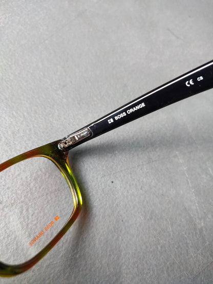 Plastic Frame BOSS ORANGE Brown/Green(BO-0024AF6) Eyeglass