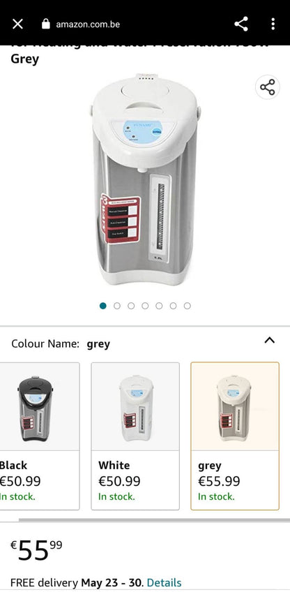 Goodway Electric Thermos Pot 3 Liters (GHP-30K) - International Mall PUll-out