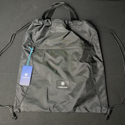 Crypto Black Pulls String Bag - Factory Pull-out